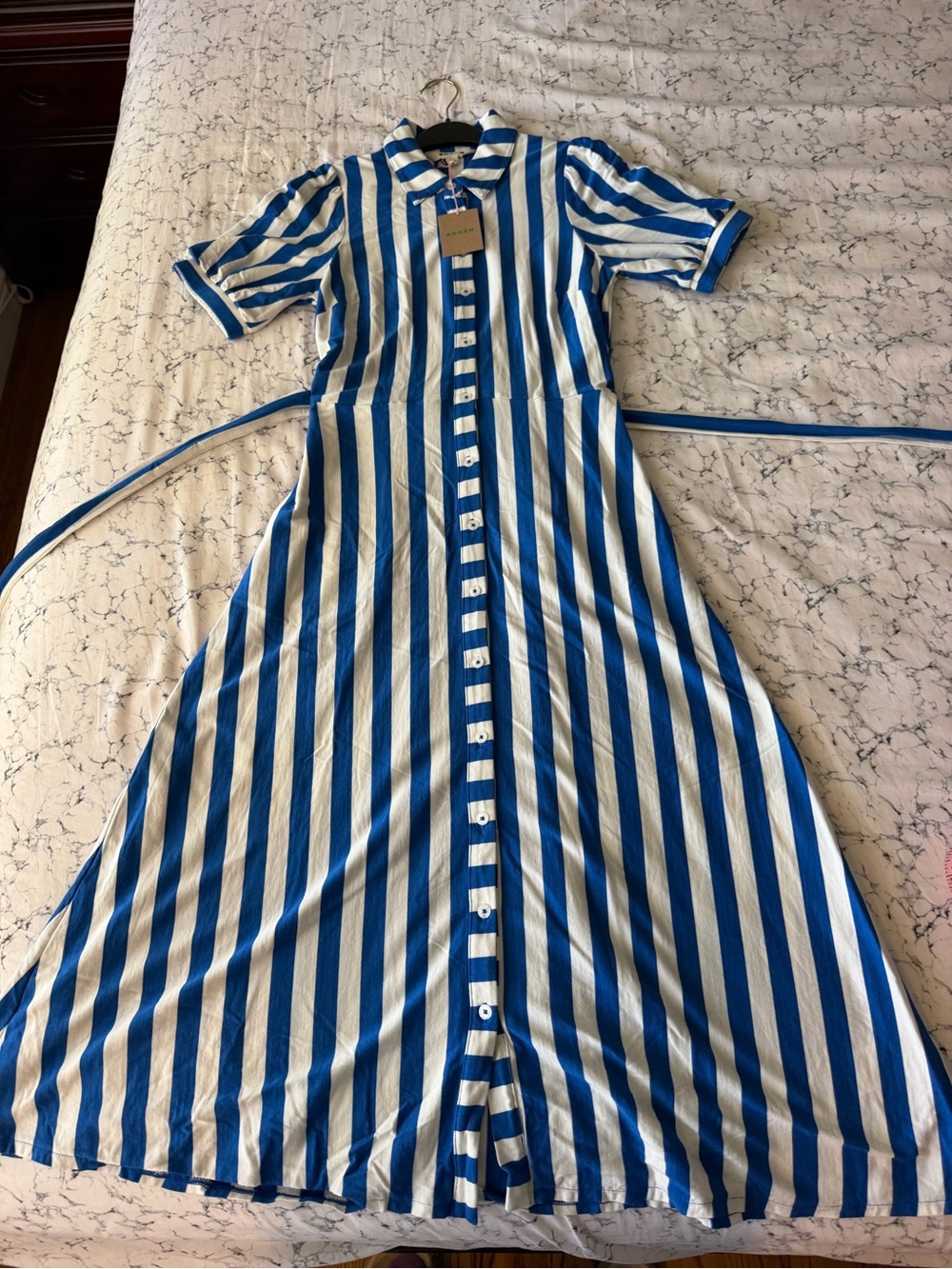 Boden Libby Jersey Midi Shirt Dress - Picture 4 of 13